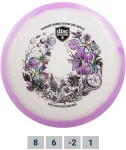 Diskgolfo diskas Fairway Driver NEO HORIZON ESSENCE Astral Bloom Candance Burge series Violetinė