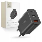 Tech Protect Greitas galingas tinklo įkroviklis usb-a usb-c pd-30w - 3 prievadai