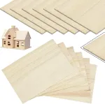 12 vnt. 200x100x2 mm liepos faneros plok&scaron;tės modeliams ir amatams