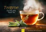 Edition Seidel Premium kalendorius Teatime Laikas puodeliui arbatos 2025 formatas Din A3 sieninis kalendorius atsipalaidavimas mėta citrina chai malonumas pipirmėtė imbieras žolelės arbata prieskoniai ayurveda Christian M&uuml;ringer