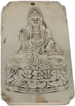 Feng shui guanyin deivės amuletas talismanas apsaugai ir sėkmei &ndash; tibetieti&scaron;kas sidabras
