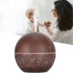 Difuzorius 130ml Alexa eterinių aliejų difuzorius ultragarsinis aromaterapinis difuzorius su 7 spalvų led lemputėmis aromaterapijai elektrinis namams jogos biurui spa miegamajam