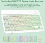 Plan&scaron;etinio kompiuterio dėklas su ap&scaron;viečiama klaviatūra Ipad A16/10 11 colių