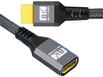 Hdmi 2.1 prailginimo laidas 8k 60hz 4k 120hz 48gbps 1.5m