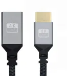 Hdmi prailgintuvas 4k 60hz 3d Hdtv 0.15m M/f metalinis