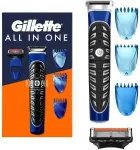 Gillette Fusion 5 Styler Skutimosi rinkinys vyrams, barzdos kirpiklis + skutimosi galvutė + 3 &scaron;ukų antgaliai, dovana vyrams