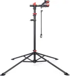 Cxwxc dviračio montavimo stovas - profesionalus remonto stovas su įrankių dėklu ir magnetiniu skyriumi, pasukamas ir sulankstomas, maksimali apkrova 30 kg