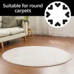 Qwork&reg; 16 vnt. neslystančių kilimų pagrindų, 80x80 mm, &scaron;irdelės formos