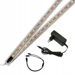 Led juosta 2x50cm balta spintų ap&scaron;vietimas vitrinos