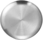 Tomotato nerūdijančio plieno lėk&scaron;tė, 30 cm apvali metalinė vakarienės lėk&scaron;tė, daugkartinio naudojimo desertinė lėk&scaron;tė virtuvei, stovyklavimui, i&scaron;kylai, galima plauti indaplovėje