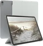 Eazy Case - apsauginis dėklas, skirtas Ipad Air 4 / Air 5 10.9 colių Smart Cover plan&scaron;etiniam kompiuteriui, i&scaron;manusis dėklas su stovo funkcija, miego režimo funkcija, dirbtinė oda, baltas