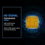 Luckdog 4k Displayport į Hdmi adapteris, vienakryptis Dp į Hdmi monitorius, suderinamas su staliniu kompiuteriu/ne&scaron;iojamuoju kompiuteriu/vaizdo plok&scaron;te, vaizdo įra&scaron;ų srautinis perdavimas i&scaron; ne&scaron;iojamojo kompiuterio, Pc, Netflix, Youtube į televizorių, ...