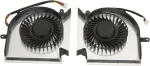 Annadue 4 kontaktų ne&scaron;iojamojo kompiuterio au&scaron;inimo ventiliatorius, skirtas Msi Ge75 Gp75 Gl75 We75 Ge63 Gp63 Gl63 Gv63 Ge73 Gl73vr Cpu Gpu ventiliatoriaus pakeitimui, Cpu ir Gpu ventiliatorius