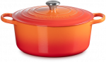 Le Creuset Signature Casserole apvalus puodas, 26 cm | spalva: oranžinė