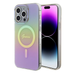&bdquo;Guess&ldquo; GUHMP15XHITSP iPhone 15 Pro Max 6.7" rausvas/rožinis kietas dėklas IML Iridescent MagSafe