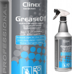 Riebalų &scaron;alinimo priemonė stipriems riebiems ne&scaron;varumams pa&scaron;alinti CLINEX GreaseOff 1L