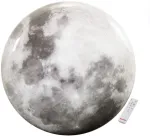 24W LED lubinis &scaron;viestuvas LUNA, pilkas, 3000-6500K/RGB, dimeriuojamas, valdomas TUYA programėle