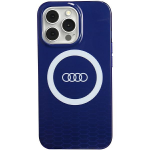 Dėklas Apple iPhone 13 Pro Audi IML Big Logo MagSafe (AU-IMLMIP13P-Q5/D2-BE) mėlynos spalvos