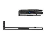 1st Cool 1stCOOL 1stCool Support GPU Aliuminis laikiklis, juodas