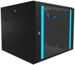 Extralink 9U 600x600 juoda | Rack spintelė | montuojama ant sienos