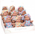 Munecas Arias Lėlytės su rūbeliais žuvyčių ra&scaron;tais, 24 cm