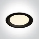 30W įleidžiamas &scaron;viestuvas, juodas, 3000/4000/6000K, IP44, 10130UV/B/V