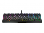 Klaviatūra Cherry XTRFY TAS MX 3.1 RGB su laidu (DE) MX2A Raudona sw