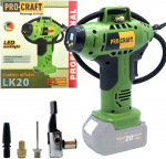 Akumuliatorinis kompresorius ProCraft LK20, 20 V, (be akum. ir krov.)