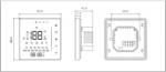 WiFi termostatas Konveka TW230-3 juodas