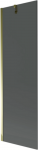 Vonios sienelė Mexen Next I, Gold/grafito stiklas, 60 x 150 cm