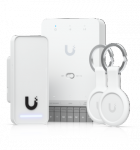 &bdquo;UBIQUITI G3&ldquo; PRADINIŲJŲ RINKINYS. PAPRASTAS, VISKAS VIENAME RINKINYS, SKIRTAS VIENOMS DURIMS VALDYTI VIENU SKAITYTUVU. PALAIKO SKLANDŲ NUSTATYMĄ IR &bdquo;APPLE TOUCH PASS&ldquo;, KAD SKIRTA MODERNIAI IR SAUGIAI PRIEIGOS KONTROLEI.