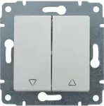 Kos Elektro System 510418 VENA Užrakto mygtukas balta 510418