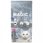 Magic Cat Kačių kraikas - Placek WC MAGIC LITTER bentonito itin baltas su anglimi, 5 l
