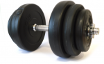 Surenkamas Cementinis Hantelis Tomaz Sport Start 20 kg Plieno Grifas