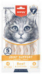 wanpy - Wanpy funkcinis kreminis laižomas skanėstas katėms, sąnarių palaikymui, jautiena ir vi&scaron;tiena, 70 g (5 x 14 g) - 70 g (5 x 14 g)