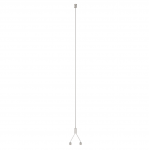 Ledvance LED linijinio &scaron;viestuvo LINEAR INDIVILED pakabinimo trosas, sidabro sp.