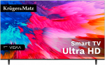 Televizorius Kruger & Matz 55' UHD smart DVB-T2/S2 H.265 Hevc