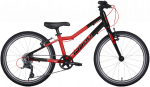 Ultralight children's bicycle TABOU Superlite 20, red-juodas