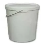 Plastikinis kibiras su dangčiu Biowin 20l baltas