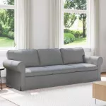 Sofa &Scaron;viesiai pilka 215 x 82 x 80 cm Metalas