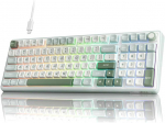 Klaviatūra ROYAL KLUDGE R98 Pro Sky Cyan, Kreminis Switch, US