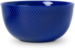Lyngby Porcel&aelig;n &ndash; Rombo spalvos serviravimo indas &ndash; &Oslash;22 cm &ndash; Tamsiai mėlynas