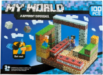 Minecraft magnetinis blokelių / kaladėlių rinkinys - 100 vnt