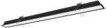 44W LED linijinis įleidžiamas &scaron;viestuvas SASA, juodas, 3000K, 1700mm, 3917-03170-3-B-P-N