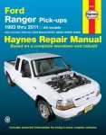 KNYGA Ford Ranger (1993-2011) & Mazda B2300/B2500/B3000/B4000 (1994-2009) Haynes Repair Manual (USA)