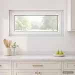 Požeminio lango RISOR 50 x 55 cm PVC ir stiklas