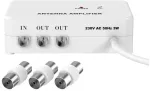 Sinox Vienas antenos stiprintuvas. Baltas