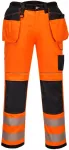 Darbo kelnes Portwest T501, Dydis: 28, Pw spalvos: Oranžinis/Juodas