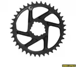 Priekinė žvaigždė SRAM X-SYNC 2 SL 38T Direct Mount 3mm Offset Boost Eagle Juodas