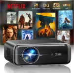 WiMiUS i&scaron;manusis projektorius Full HD 1080p, 1000 ANSI lm, Wi-Fi 6, Bluetooth P62 Pro